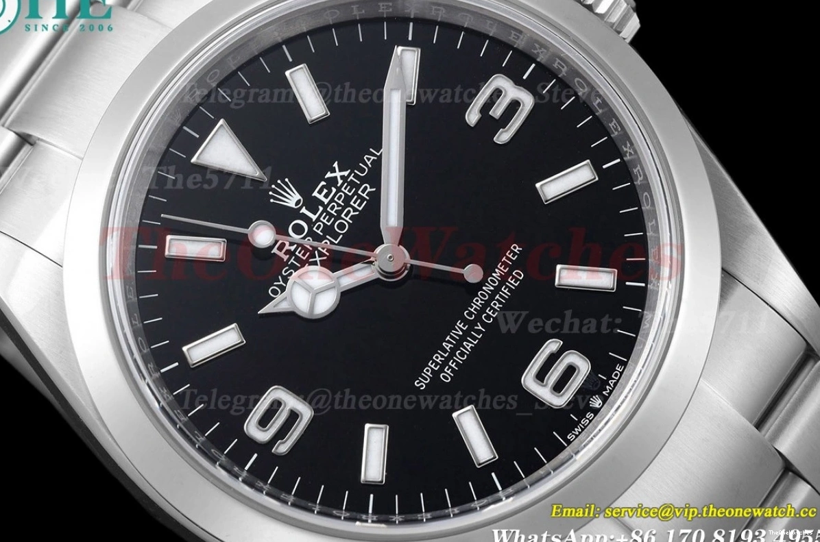 36mm 124270 SS SS I VS3230 Black Dial VSF Explorer 0212